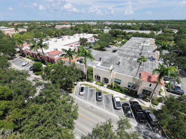 Aerial view of the two-building Corporate Commerce Center in Jupiter