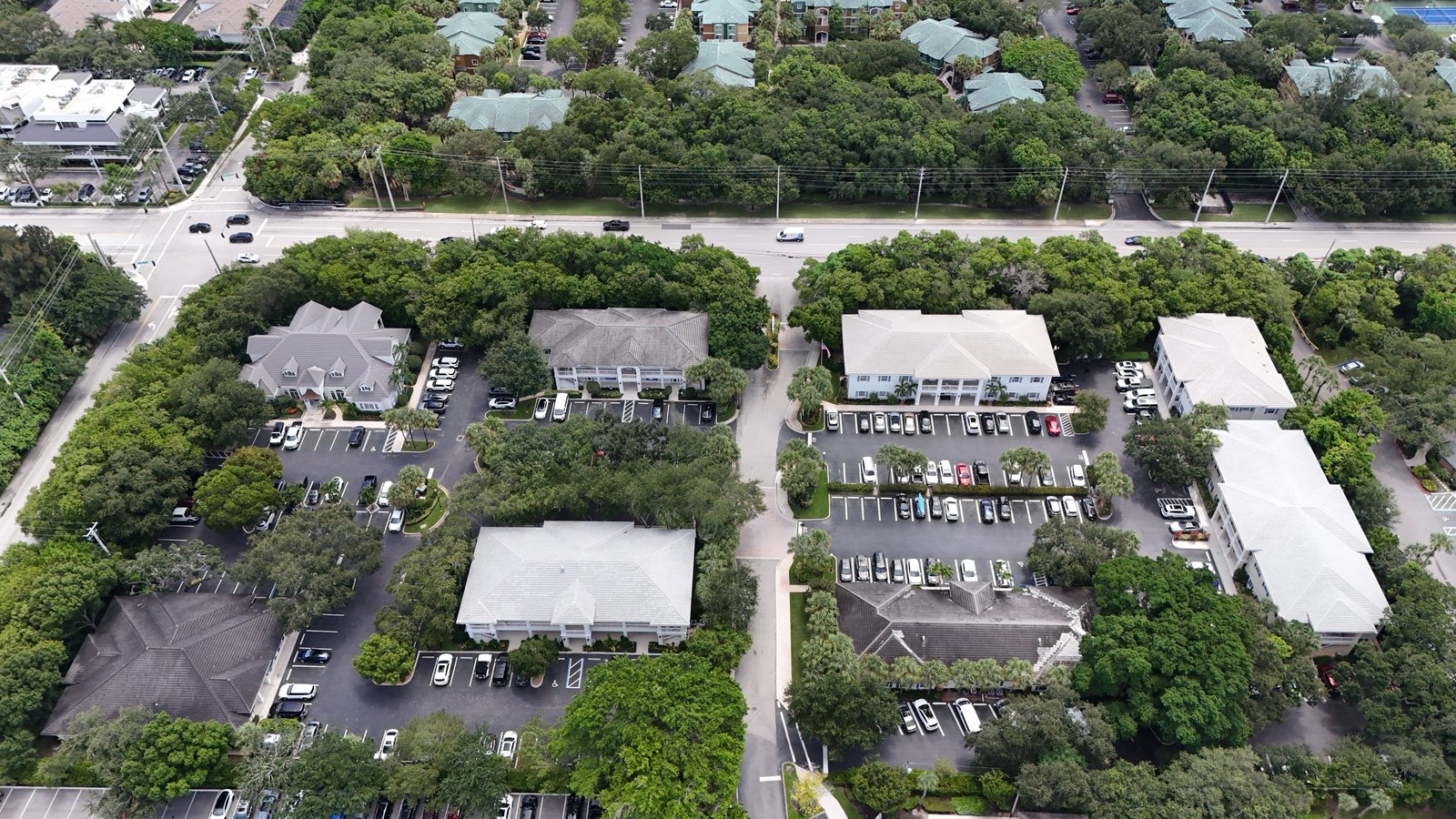Aerial view of Village Square Professional Park in Palm Beach Gardens